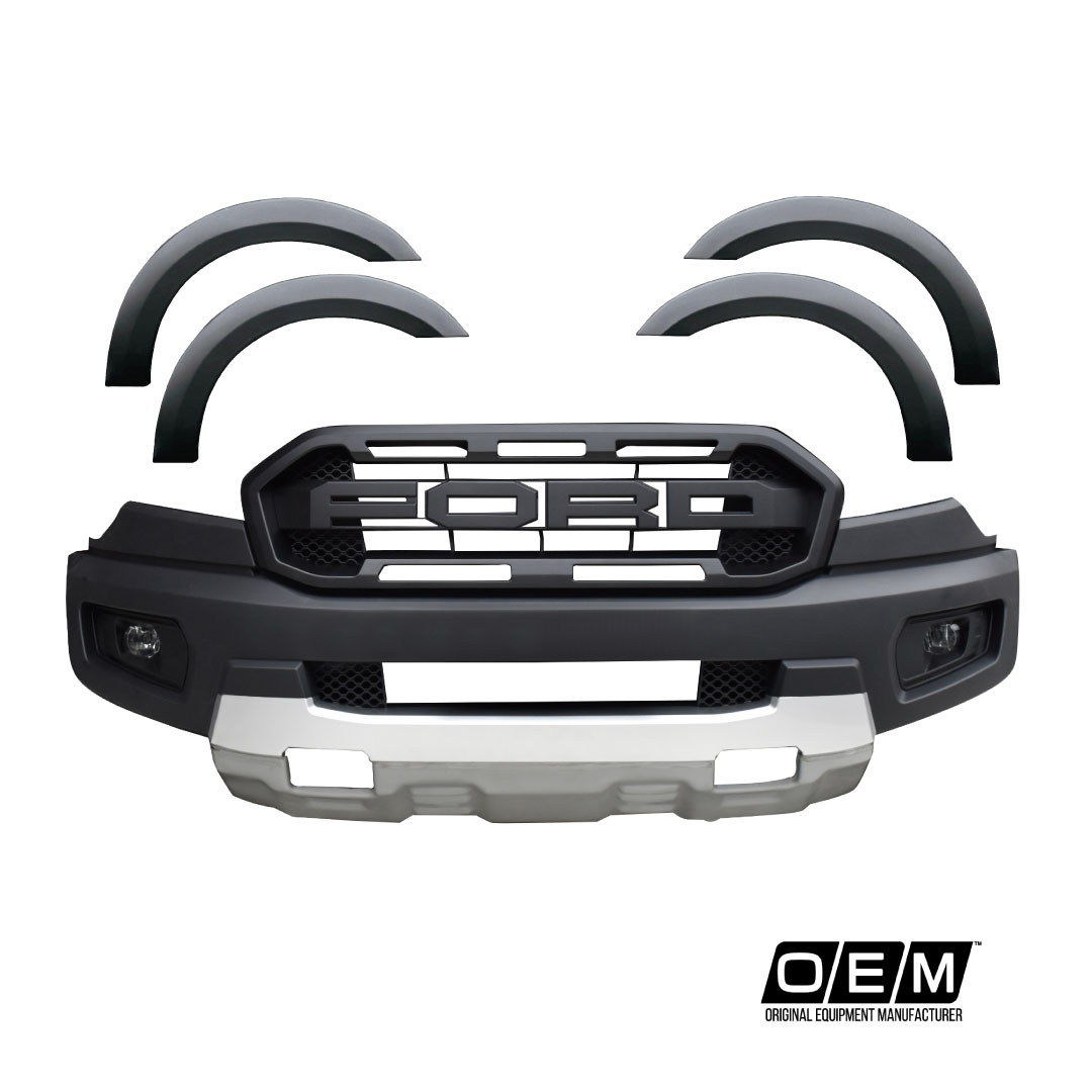 KIT RAPTOR FORD RANGER 2019 (BUMPER-GRILL-FENDER) | Lumenia